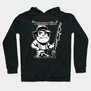 Veteran vibe fishing Hoodie